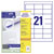 Avery-Zweckform 3670 All-purpose labels White Paper 64 x 36 mm 2100 pcs