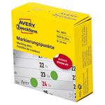 Avery-Zweckform 3851 Sticky dots Green Permanent Paper Ø10mm Pack of 800