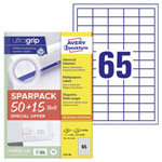 Avery-Zweckform 6121-65 All-purpose labels White Paper 38x21.2mm 65 sheets