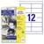 Avery-Zweckform 6123 All-purpose labels White Paper 97.3x42.3mm 120pcs Permanent
