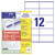 Avery-Zweckform 6175-65 All-purpose labels White 105x48mm permanent adhesive