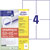 Avery-Zweckform 6601 Label Paper White 105x148mm 260pcs Permanent adhesive