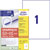 Avery-Zweckform 6603 All-purpose labels 210x297mm 65pcs White Permanent