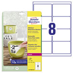 Avery-Zweckform L4715REV-20 Label film White 160 pcs Removable Laser compatible