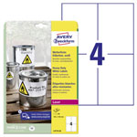 Avery L4719-20 Label film 105x148 mm Polyester White Permanent adhesive