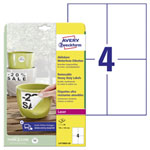 Avery-Zweckform L4719REV-20 Label film White 105x148mm Polyester 80pcs Removal