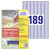 Avery-Zweckform L4731REV-65 labels removable paper white 25.4x10mm 65 sheet