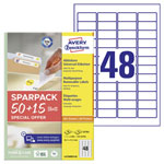 Avery-Zweckform L4736REV-65 All-purpose labels White Paper Removable 65 sheet