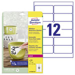 Avery-Zweckform L4776REV-20 Label White 99.1x42.3mm Polyester Film Removable