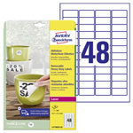 Avery-Zweckform L4778REV-20 Label film White Polyester 45.7x21.2mm Removable