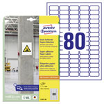 Avery-Zweckform L7872-20 Adhesive labels 35.6x16.9mm White 1600 pcs Permanent