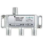 Axing BAB 2-24P Cable Tv Splitter 2-Way 5-1218 Mhz Audio & Video Adapters