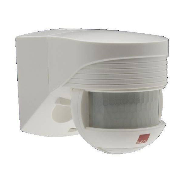 B.E.G. Brück 91002 Surface-mount motion detector white 200° IP54 relay