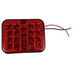 Berger & Schröter 20216 Rear fog lamp 12 V Red Open cable ends