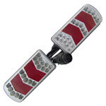 Berger & Schröter 20229 Trailer lighting set 13-pin acrylic glass clear red