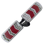 Berger & Schröter 20230 Trailer lighting set 13-pin Acrylic glass Red Clear