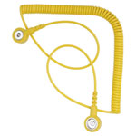 Bernstein Ltd. Tools 9-341-2 ESD spiral cable Yellow Wristbands for Electronics