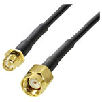 BKL Electronic 409126 cable 2 m black Wi-Fi antenna cable RF cable assembly