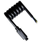 BKL Electronic 10080174 USB-C cable open ends Black 50cm