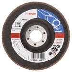Bosch 2608607354 Flap disc 125mm 22.33mm bore Steel 1pc