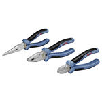 Bosch 1600A016Bg Workshop Pliers Set 3-Piece Professional Quality Tools
