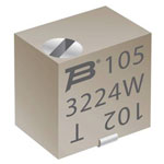 Bourns 3224W-1-201E Cermet trimmer linear 0.25 W 200 Ohm 4320 degrees 1 pc