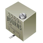 Bourns 3269W-1-103LF Cermet trimmer linear 0.25 W 10 kΩ 4320° 1 pc