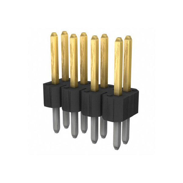 Amphenol 68602-108HLF Unshrouded Male Header 8P Vertical 76µ Gold ...