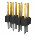 Amphenol 68602-108HLF Unshrouded Male Header 8P Vertical 76µ Gold Nickel