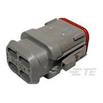 TE Connectivity DT06-08SA-E008 Automotive Housings Male Shrouded 8P Grey