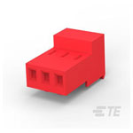 TE Connectivity 3-640433-3 MTA156 Connector Female Unshrouded 22AWG Red