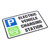 Kaspa A4 Size 11g Aluminium Sign EV charging station Wall Mounting