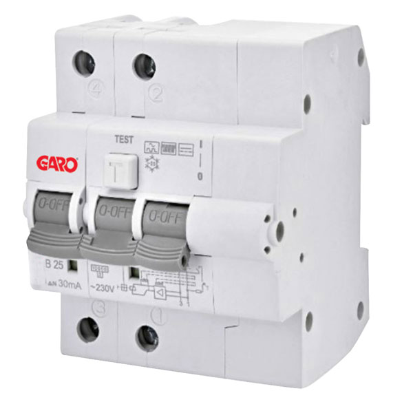 Garo RCBOGRC40M4B 40Amps 2Pole RCBO 30Ma Type B Curve 4 Module | Rapid ...