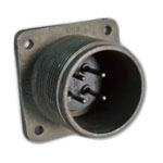 ITT Cannon 248-8521-000 Dummy Mount Shrouded Female Rear Panel