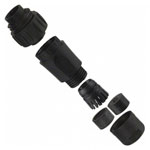 Amphenol-Tuchel C01620H00310012 Connector Male 4Pole Screwlock IP67 Silver