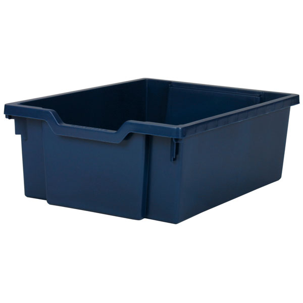 Gratnells Deep Education Storage Tray 312 x 427 x 150mm Midnight Blue ...