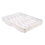 3 x Gratnells Deep Education Storage Tray 312 x 427 x 150mm Royal Blue with Lid 