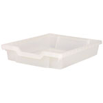 Gratnells Shallow Education Storage Tray 312 x 427 x 75mm Translucent