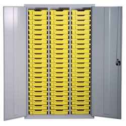 Gratnells Lockable Cupboard with 51 Storage Trays