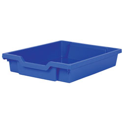 Gratnells Shallow Education Storage Tray 312 x 427 x 75mm Royal Blue