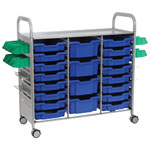 Callero Plus STEAM Activity Treble Trolley & Royal Blue Gratnells Trays