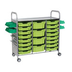 Callero Plus STEAM Activity Treble Trolley & Lime Jolly Gratnells Trays