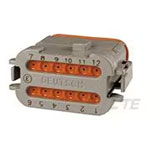 TE Connectivity DT06-12SA-CE05 DEUTSCH Conn 12P Male Shrouded Key A Seal End