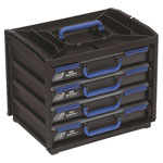 Raaco 108287 Handybox 4XPSC With 4 Service Cases