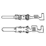 TE Connectivity 962971-1 Automotive Connector 2.5MM Male Unshrouded PIN