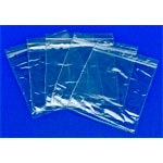 RVFM GL03 Self Seal Mini Grip Plain Polythene Bags 75 x 85mm 160 Gauge -Pk100