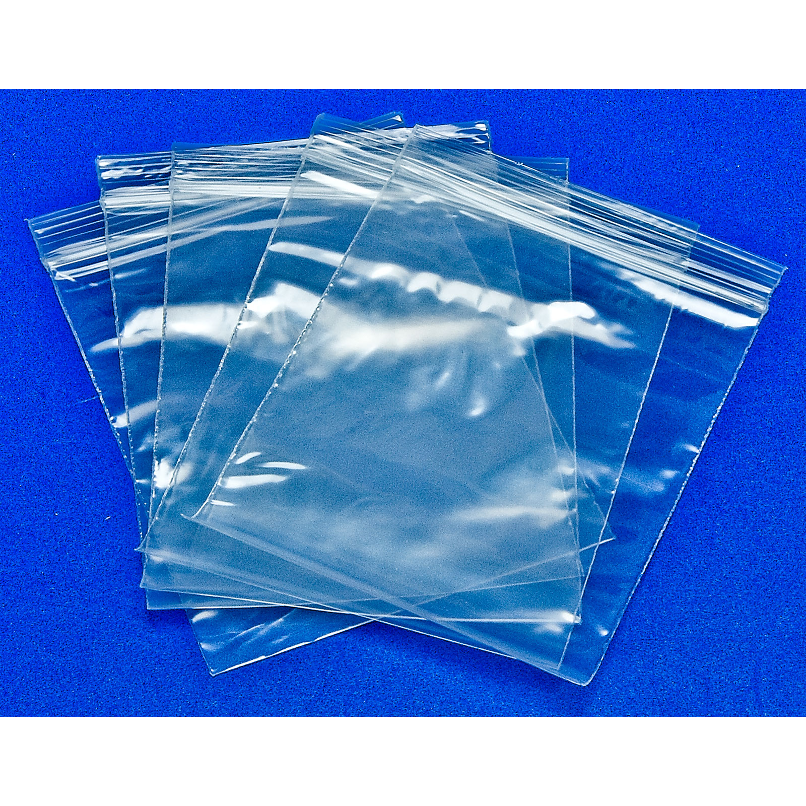 Leaf Design Small Clear Plastic Bags Baggy Grip Self Seal