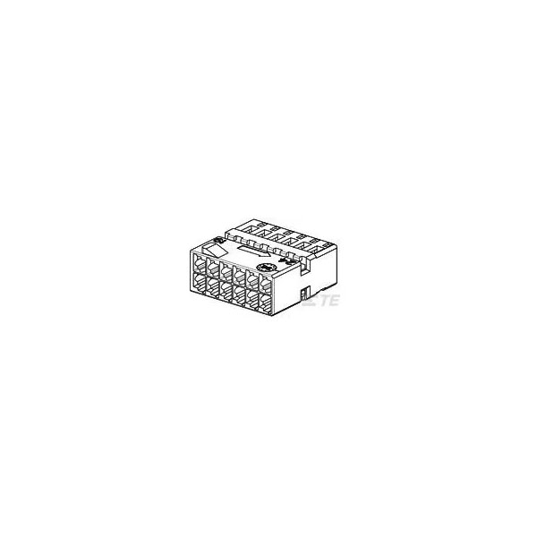 TE Connectivity 2-968318-1 MQS Automotive Connectors Female Shrouded ...