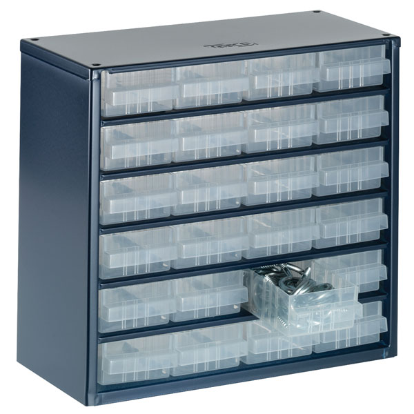 Raaco 137546 600 Series 624-01 Cabinet 24 Drawers | Rapid Online