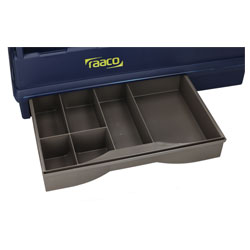 Raaco 137195 3 Compartments & Drawer Open Toolbox | Rapid Electronics